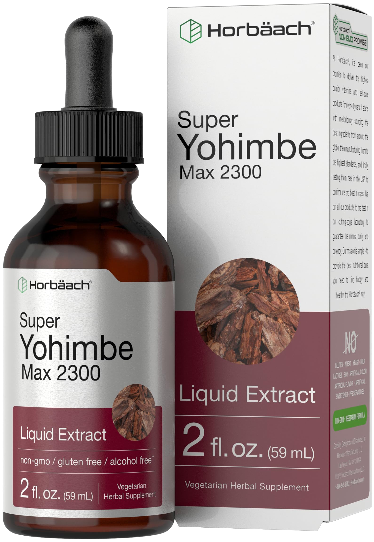 Horbäach Yohimbe Max 2300 liquid extract front view