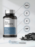 Horbäach Zinc Carnosine Supplement 84mg capsules on table