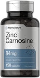 Horbäach Zinc Carnosine Supplement 84mg front view
