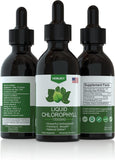 Horjoy Chlorophyll Drops bottle side view