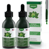 Horjoy Chlorophyll Drops front view with mint flavour