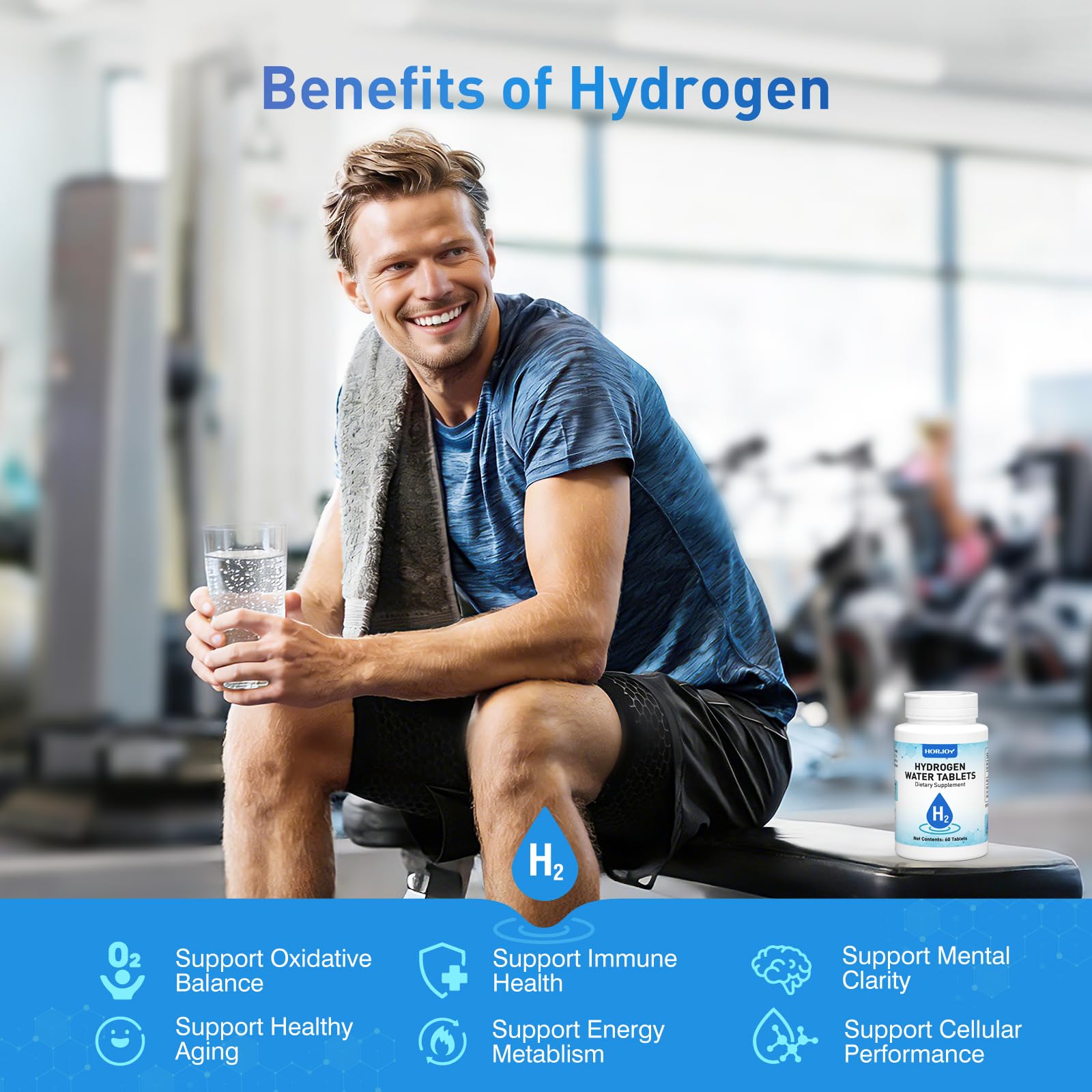 Horjoy Magnesium Tablets side view