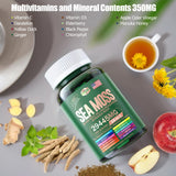Horjoy SeaMoss supplement bottle in a kitchen setting