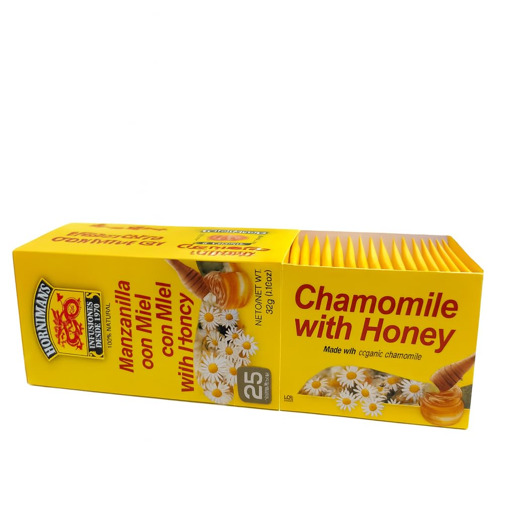 Hornimans Chamomile Herbal Supplement 50g front view
