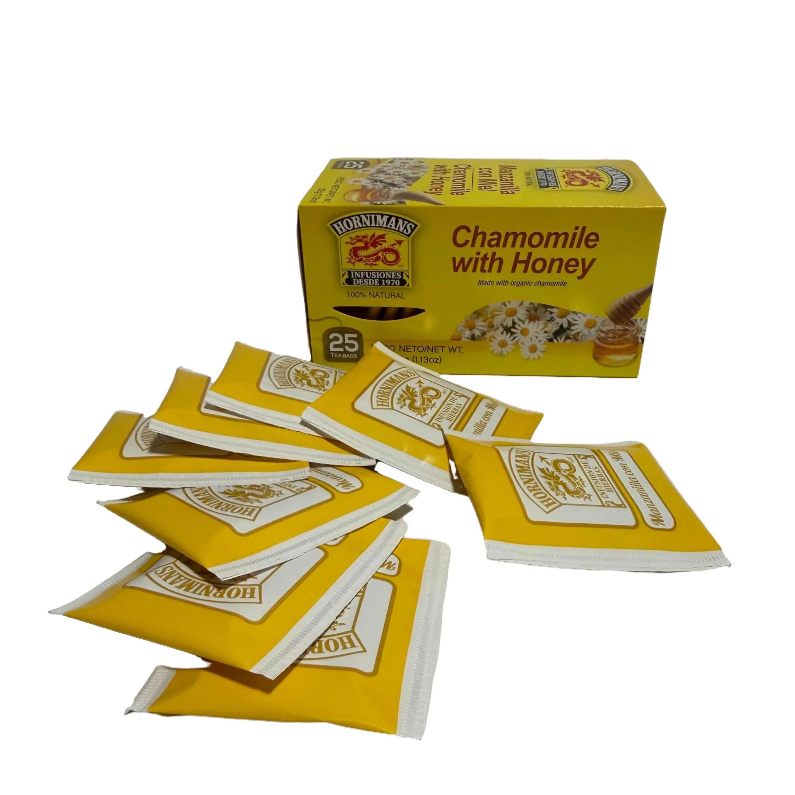 Hornimans Chamomile Herbal Supplement 50g packaging