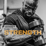 HOSSTILE Creatine Monohydrate Powder 300g mixed in a drink