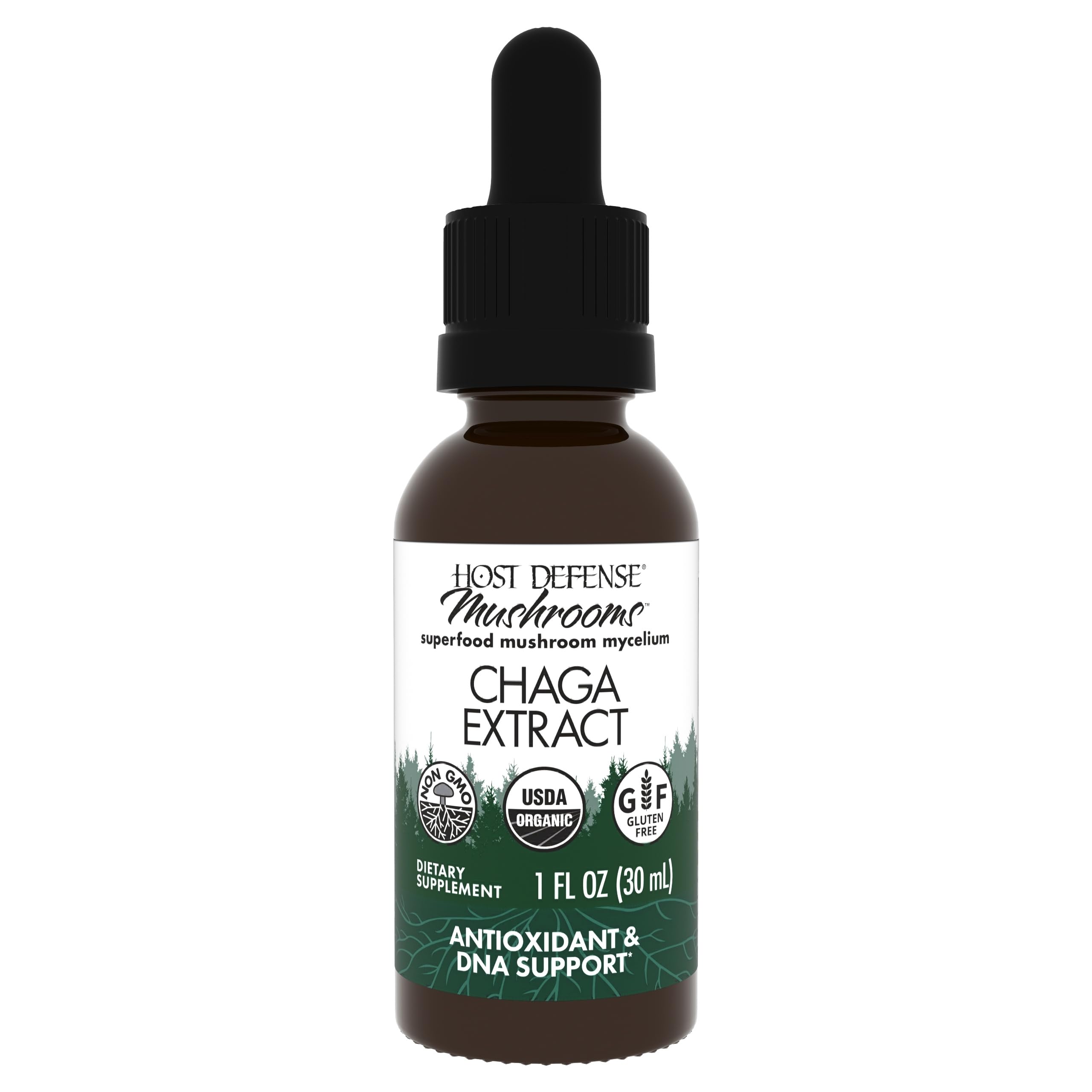 Host Defense Chaga Mushroom Extract 27g front view
