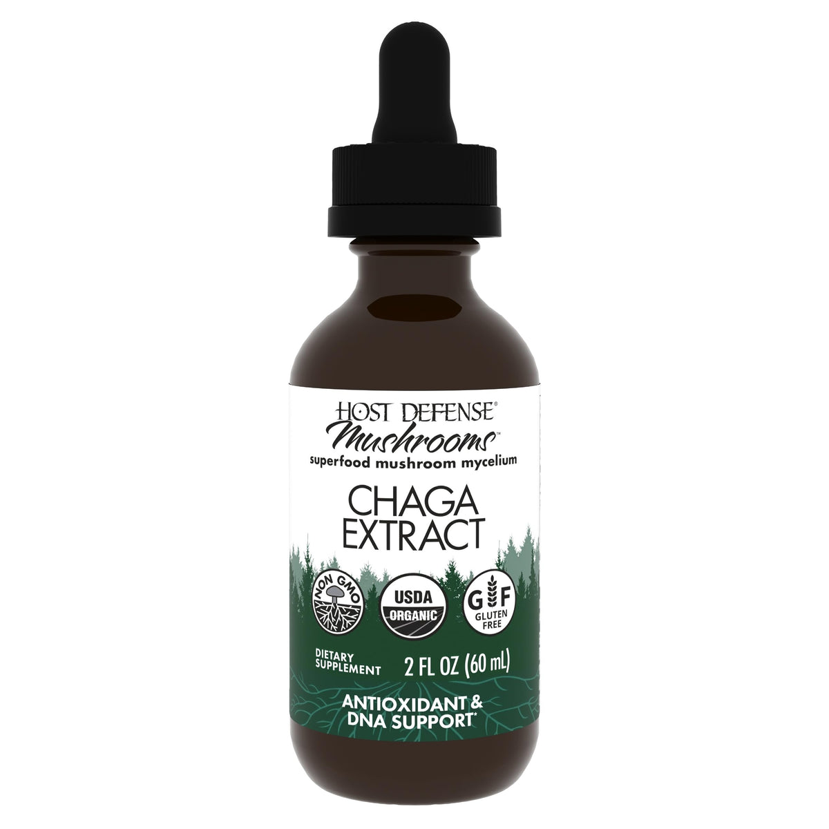 Host Defense Chaga Mushroom Extract 59g front view