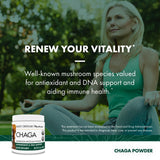 Host Defense Chaga Mushroom Powder nutritional information