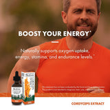 Host Defense Cordyceps Mushroom Extract 136g packaging