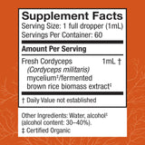 Host Defense Cordyceps Mushroom Extract 136g side view