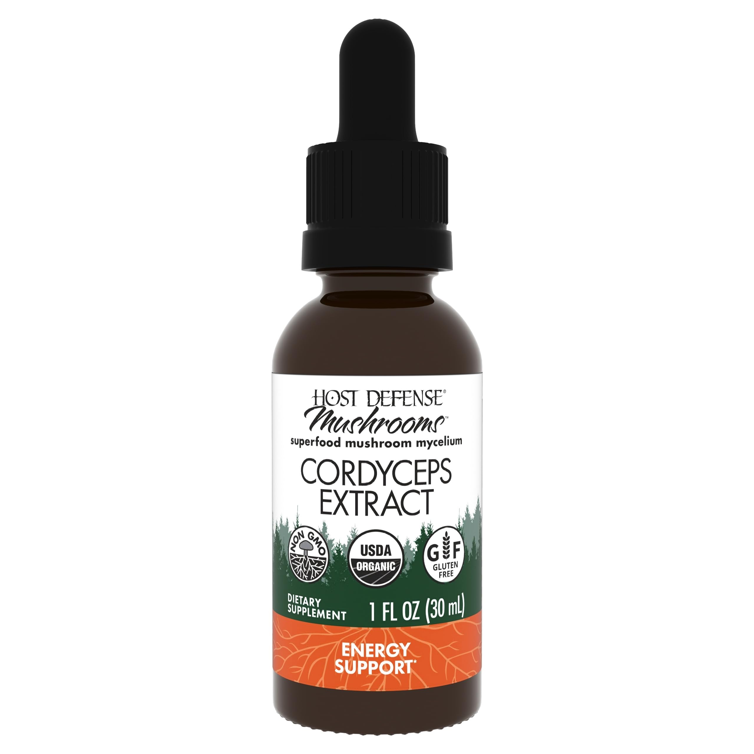 Host Defense Cordyceps Mushroom Extract 27g front view