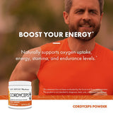 Host Defense Cordyceps Mushroom Powder 100g nutritional information
