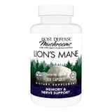 Host Defense Lion's Mane Mushroom Supplement 60 Capsules front view