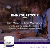 Host Defense Lion's Mane Mushroom Supplement ingredients list