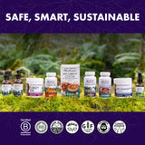 Host Defense Lion's Mane Mushroom Supplement on a wooden table