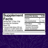 Host Defense Lion's Mane Mushroom Supplement packaging