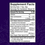 Host Defense Lion's Mane Mushroom Supplement packaging details