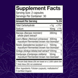 Host Defense Lion's Mane Mushroom Supplement side view with capsule details
