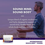 Host Defense Lion's Mane Mushroom Supplement with turmeric and ginger