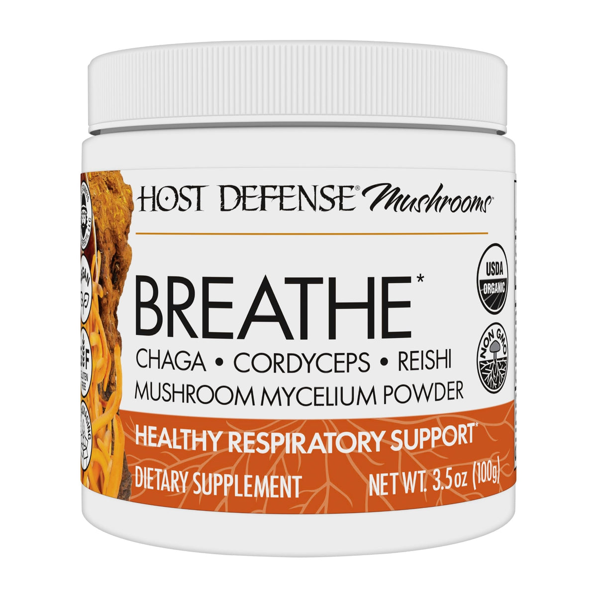 Host Defense Mushroom Powder 136g front view