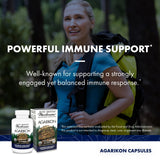 Host Defense Mushroom Supplement 118g capsules on a table