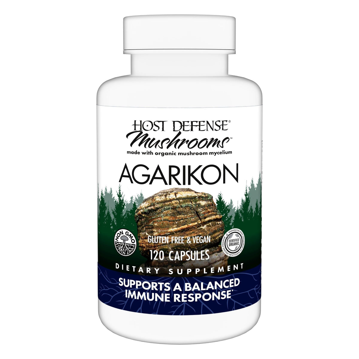 Host Defense Mushroom Supplement 118g front view