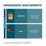 Host Defense Mushroom Supplement 136g serving suggestion