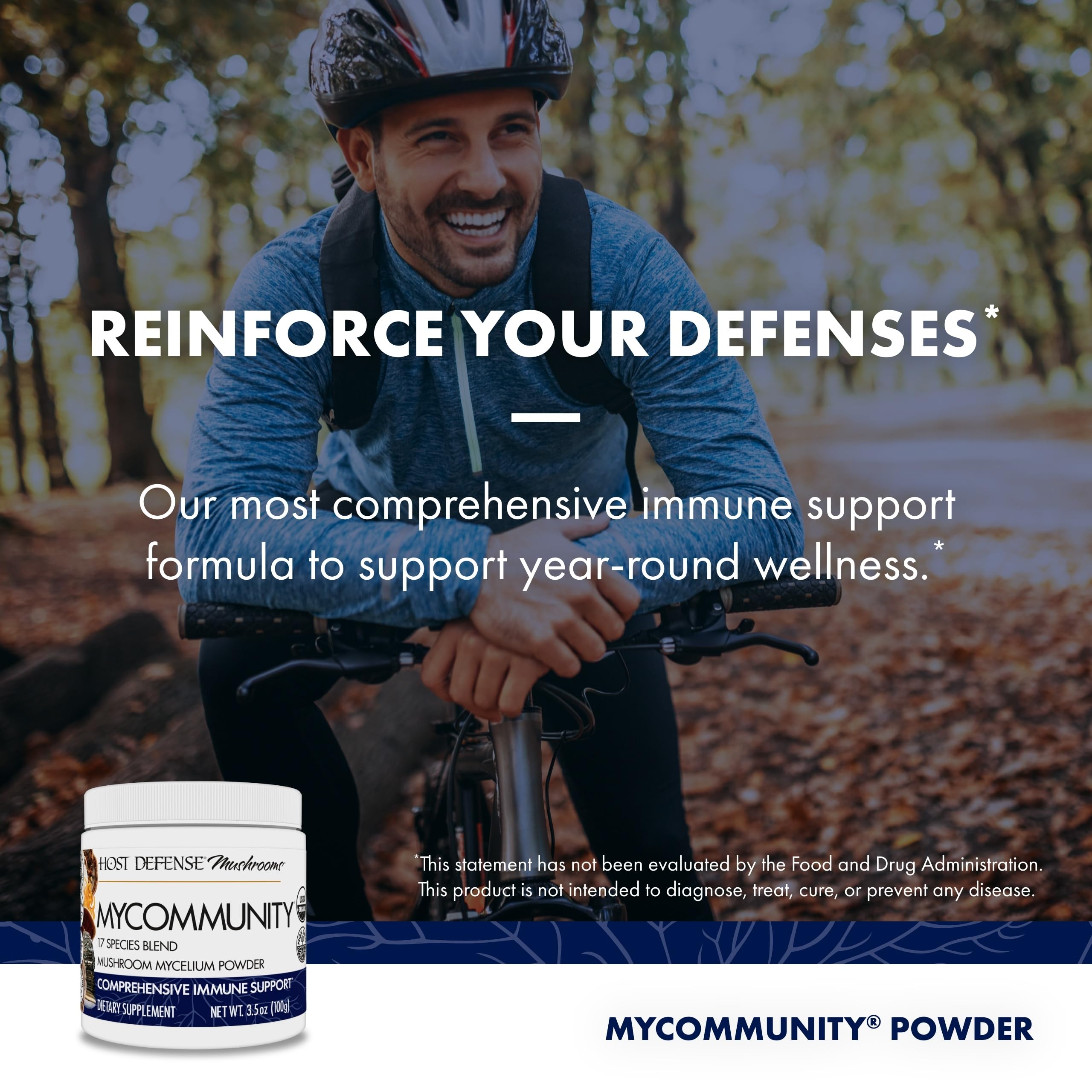 Host Defense Mushroom Supplement 17 Species ingredients list