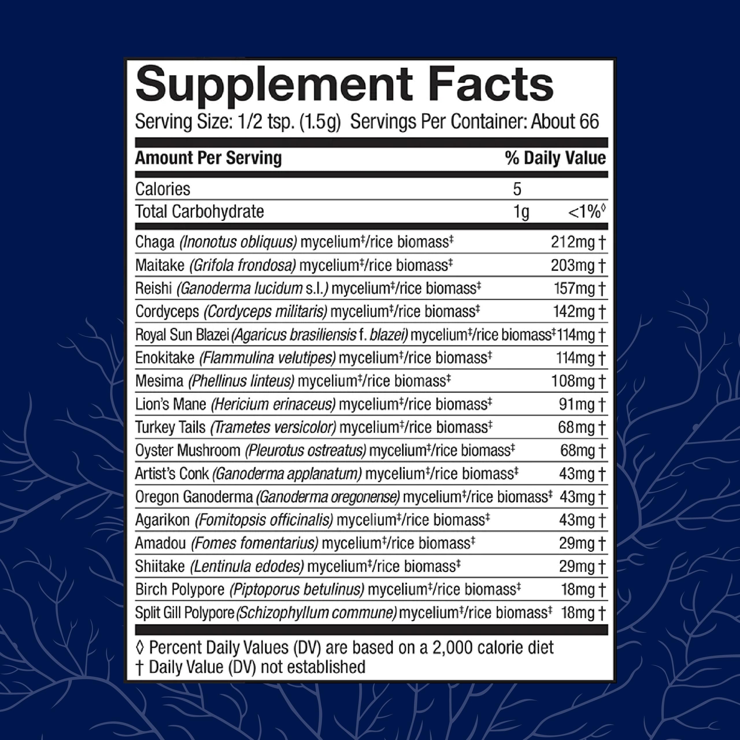 Host Defense Mushroom Supplement 17 Species packaging