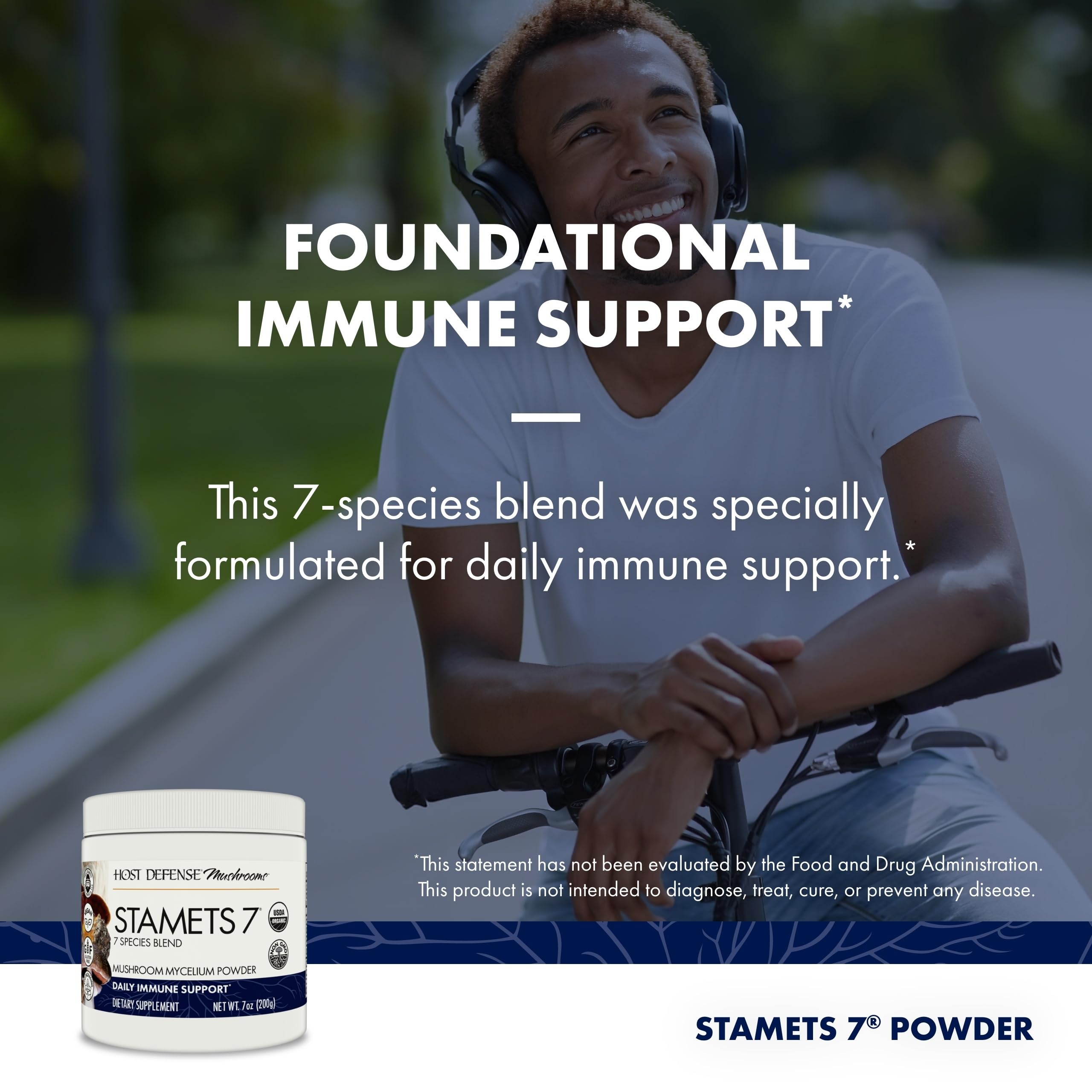 Host Defense Mushroom Supplement 200g ingredients list