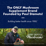 Host Defense Mushroom Supplement 200g side view
