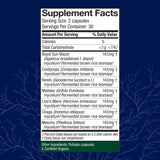 Host Defense Mushroom Supplement 7-Species 60 Vegan Capsules side view