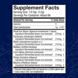 Host Defense Mushroom Supplement 7-Species back view