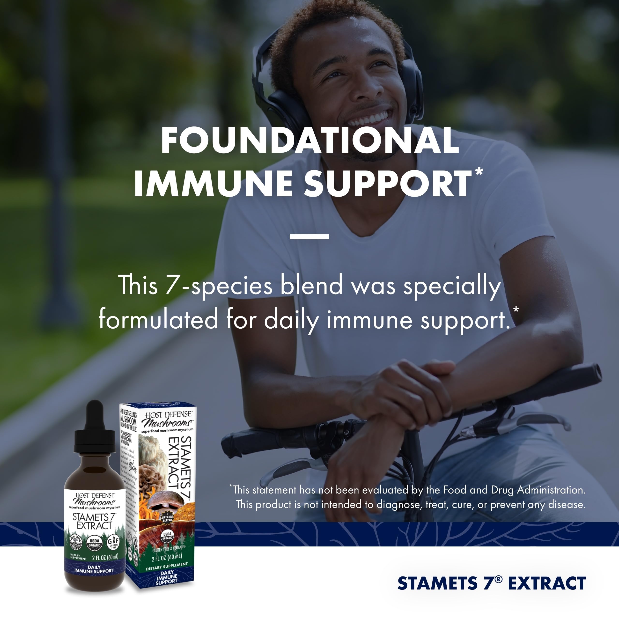 Host Defense Mushroom Supplement 7-Species packaging