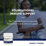 Host Defense Mushroom Supplement 7-Species scoop and powder