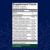 Host Defense Mushroom Supplement 7-Species side view showing packaging