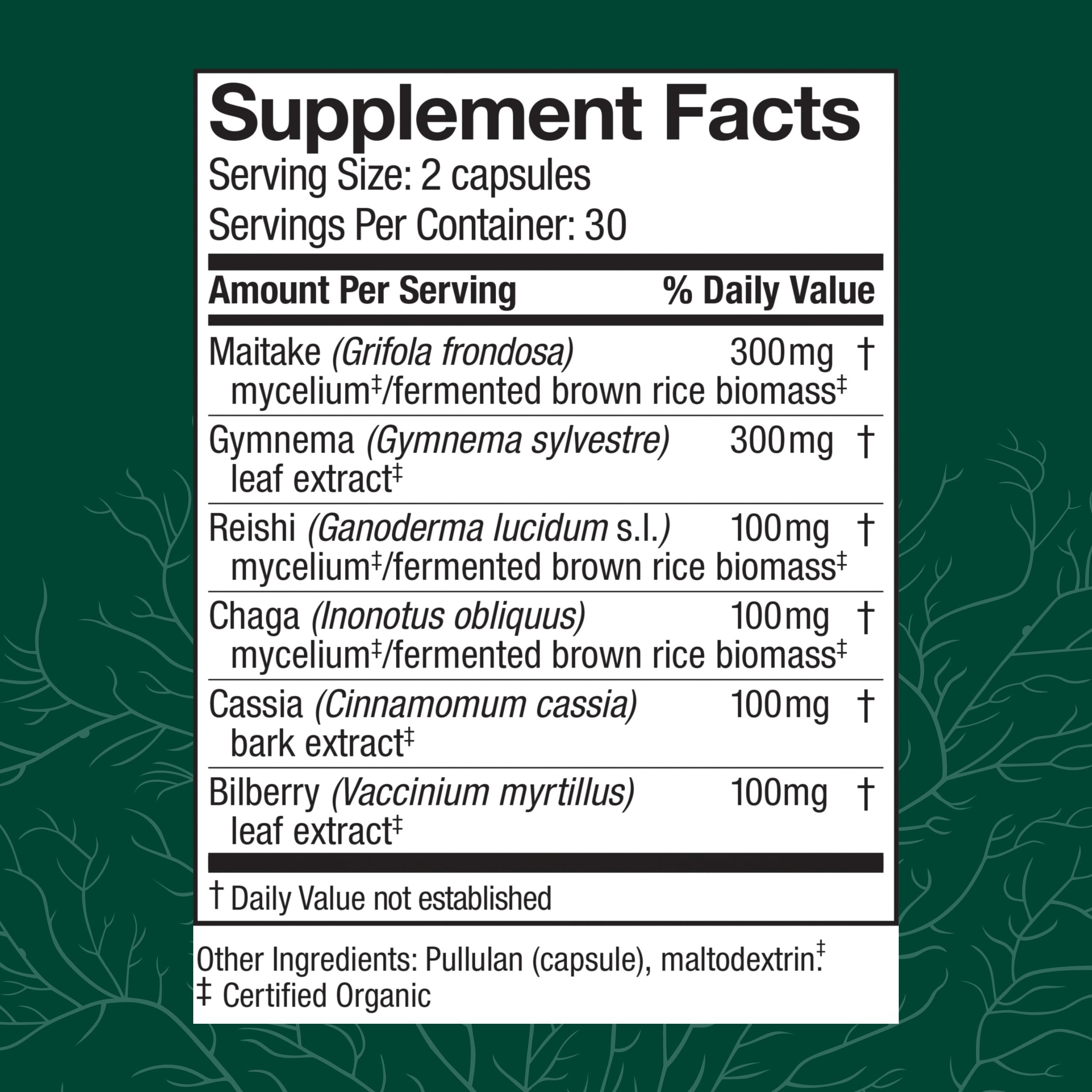 Host Defense Mushroom Supplement side view showing packaging