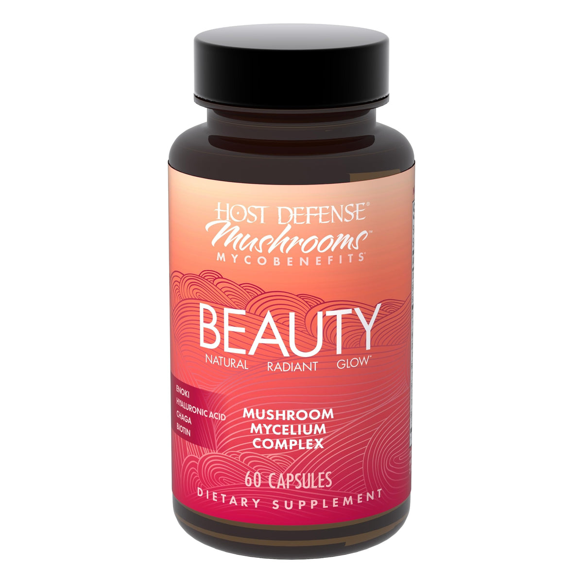 Host Defense MycoBenefits Beauty Mushroom Supplement front view