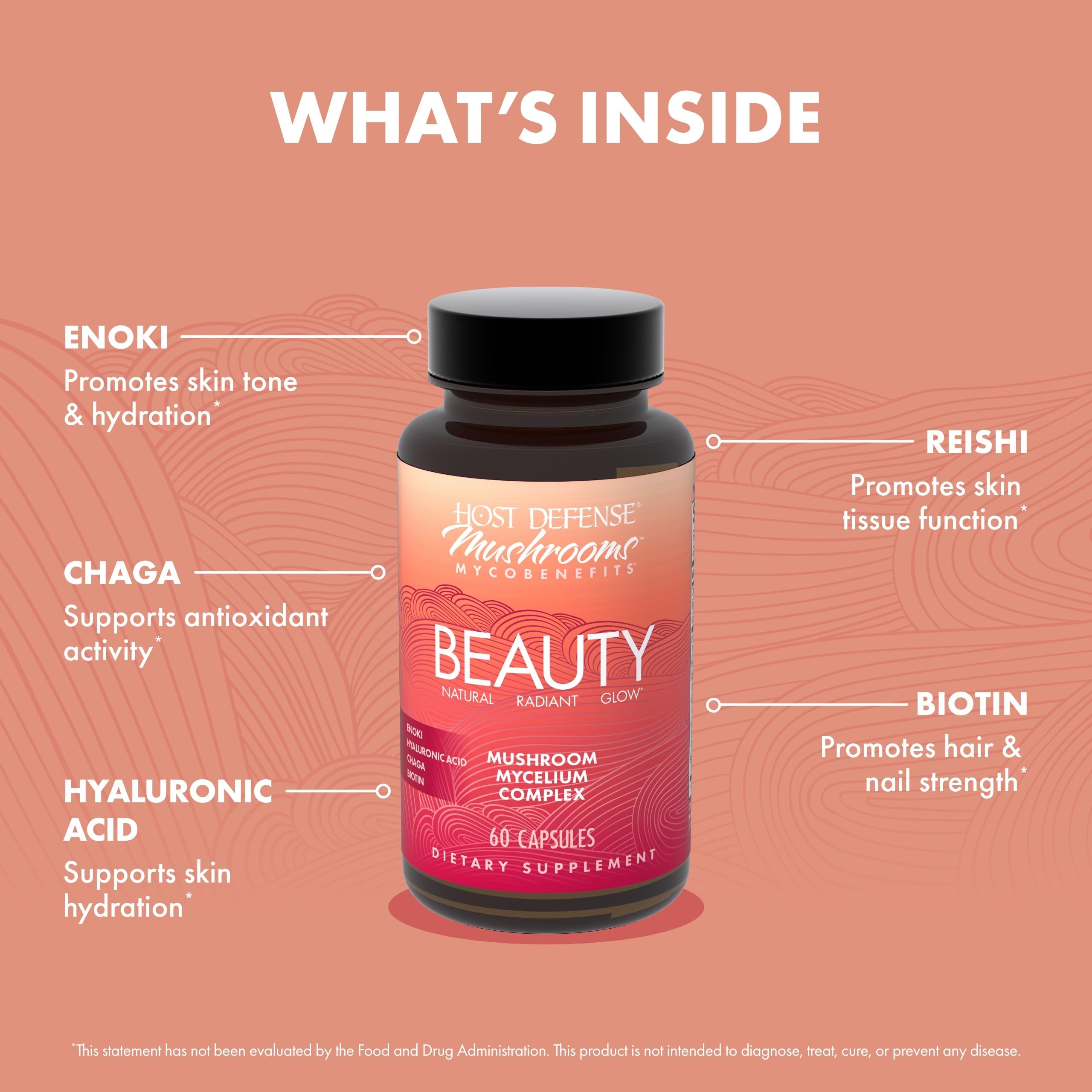 Host Defense MycoBenefits Beauty Mushroom Supplement lifestyle scene