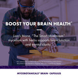 Host Defense MycoBotanicals Brain Support Capsules with mushrooms