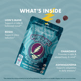 Host Defense Reishi Mushroom Gummies with nutritional information