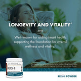 Host Defense Reishi Mushroom Powder 136g ingredient list
