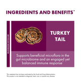 Host Defense Turkey Tail Mushroom Supplement 204g nutritional information