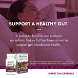 Host Defense Turkey Tail Mushroom Supplement back view