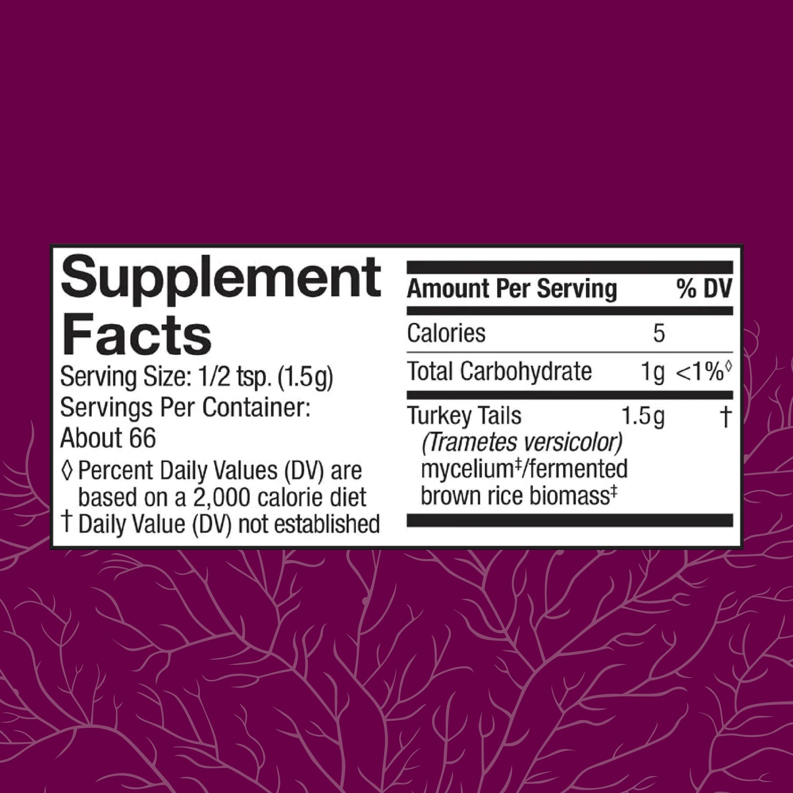Host Defense Turkey Tail Mushroom Supplement packaging