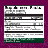 Host Defense Turkey Tail Mushroom Supplement side view