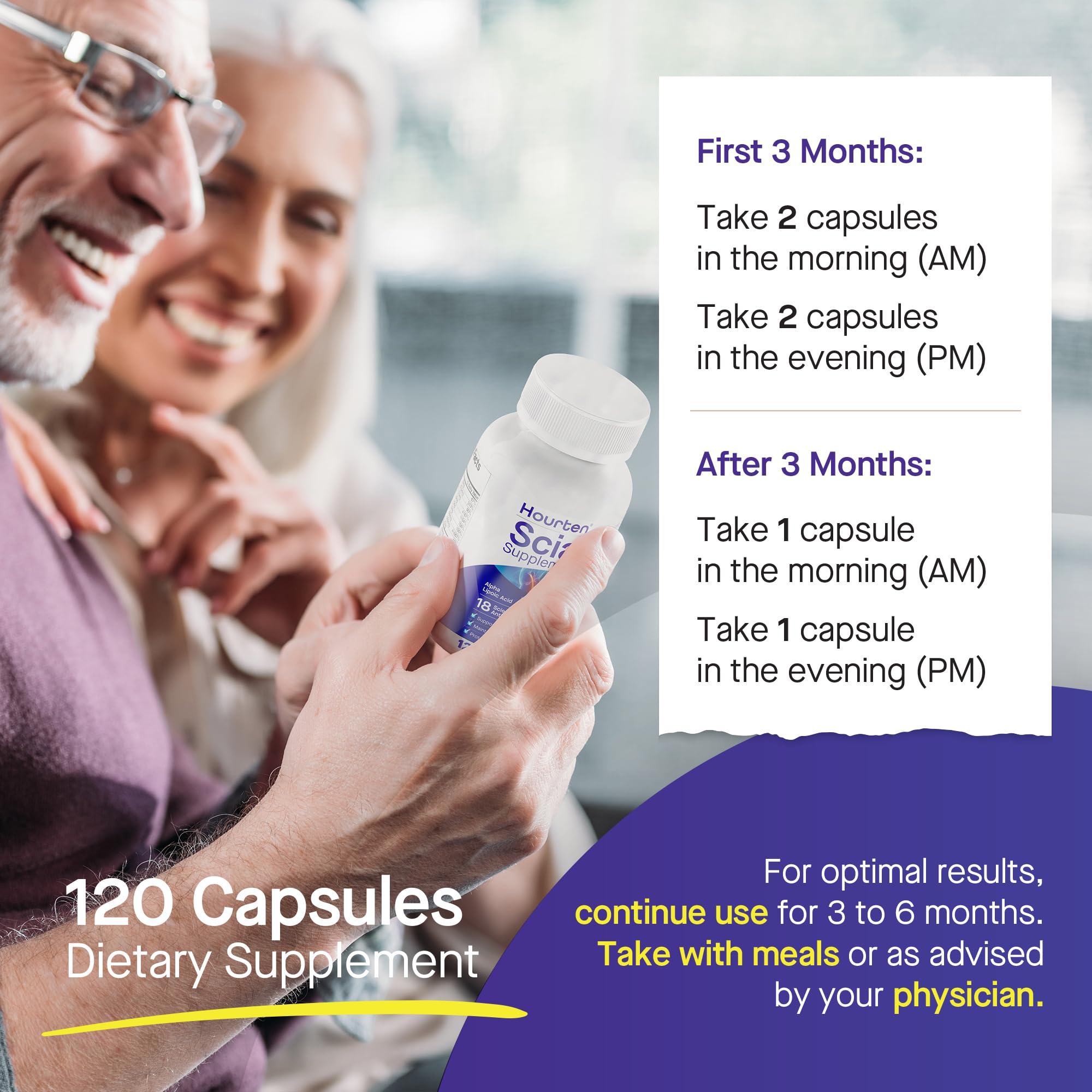 Hourten Alpha Lipoic Acid Supplement showing capsule size
