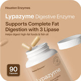 Houston Enzymes Lypazyme Multi-Enzyme Supplement side view