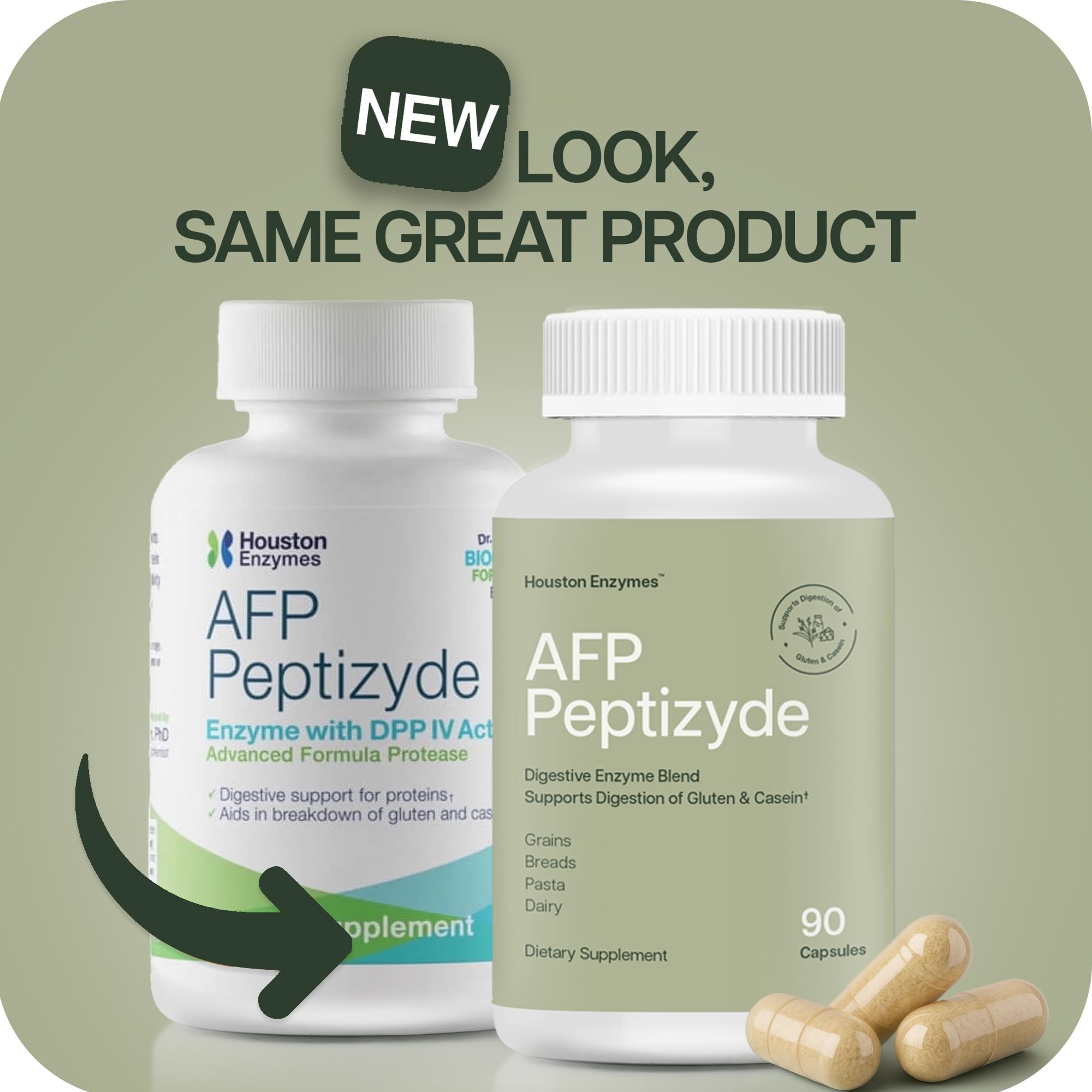 Houston Enzymes Multi-Enzymes 59g ingredient list